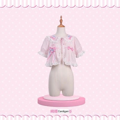 Mademoiselle Pearl Sanrio Characters Blouse and Cardigan(Reservation/Full Payment Without Shipping)
